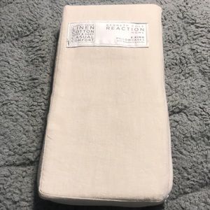 Kenneth Cole king pillowcases ivory